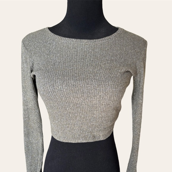 Papaya Forest Green Size Small Long Sleeve Top - Picture 1 of 10